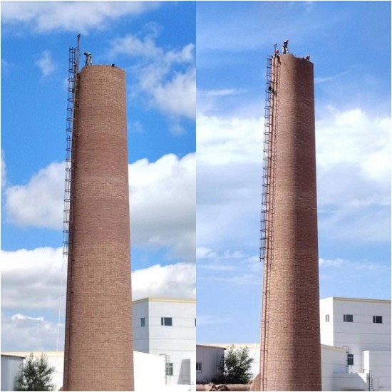 宜宾砖烟囱新建公司 优质专业  为您打造精品工程