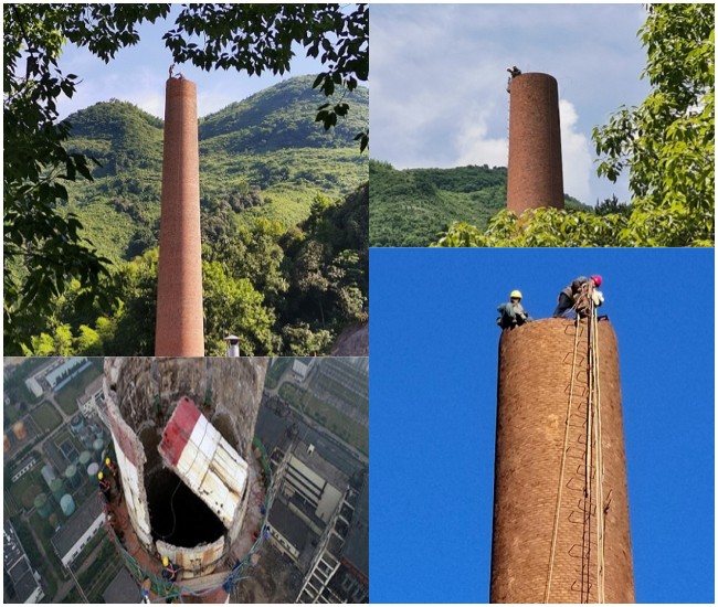 鄂尔多斯烟囱拆除公司:工业时代的背影与环保前行的脚步